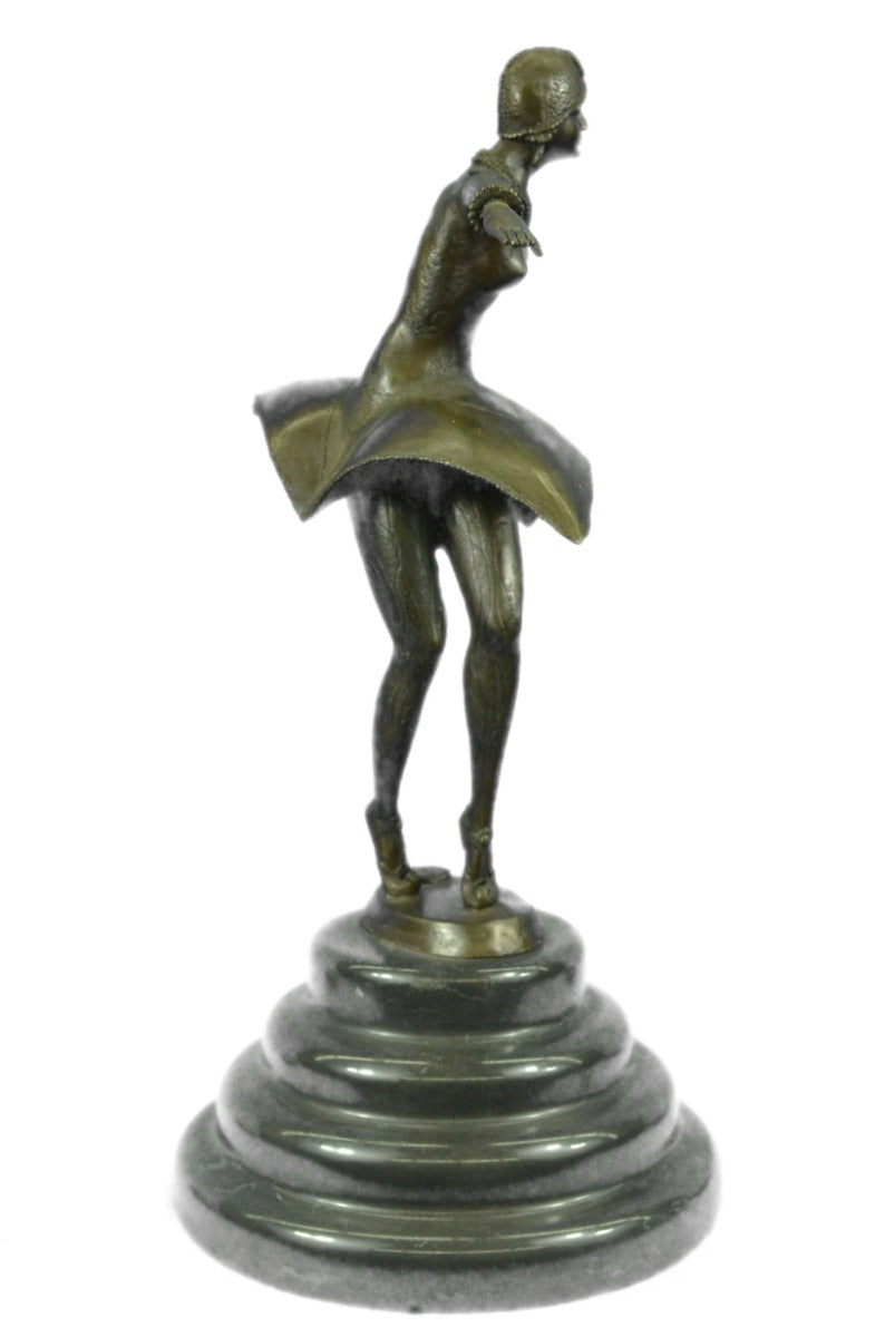 Handcrafted bronze sculpture SALE Chip By Designed Dancer European Symmetrical