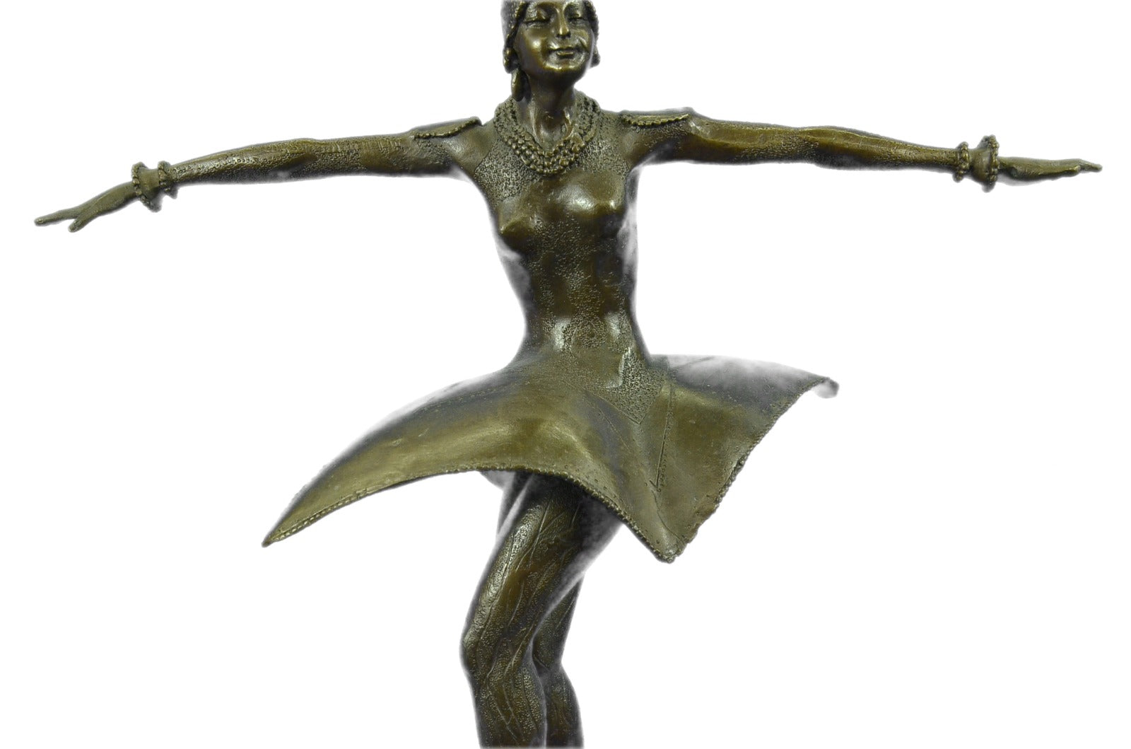 Handcrafted bronze sculpture SALE Chip By Designed Dancer European Symmetrical
