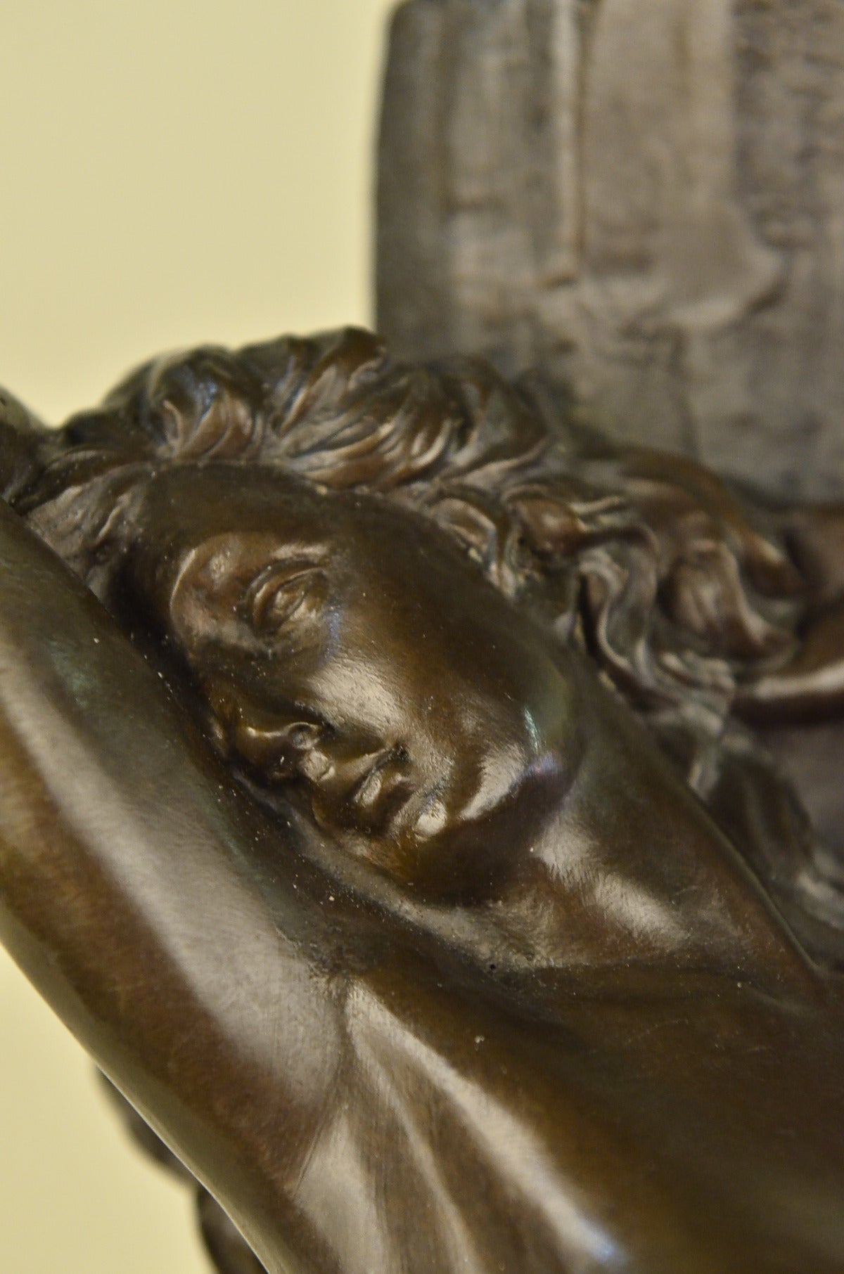 Handcrafted bronze sculpture SALE For Posing Model Nude Gorgeous Mercie Signed