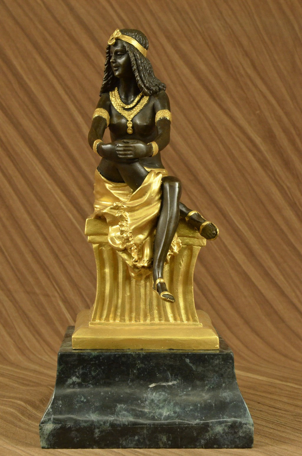 Handcrafted bronze sculpture SALE Lrg Art Chiparus Deco Nouveau Art Signed