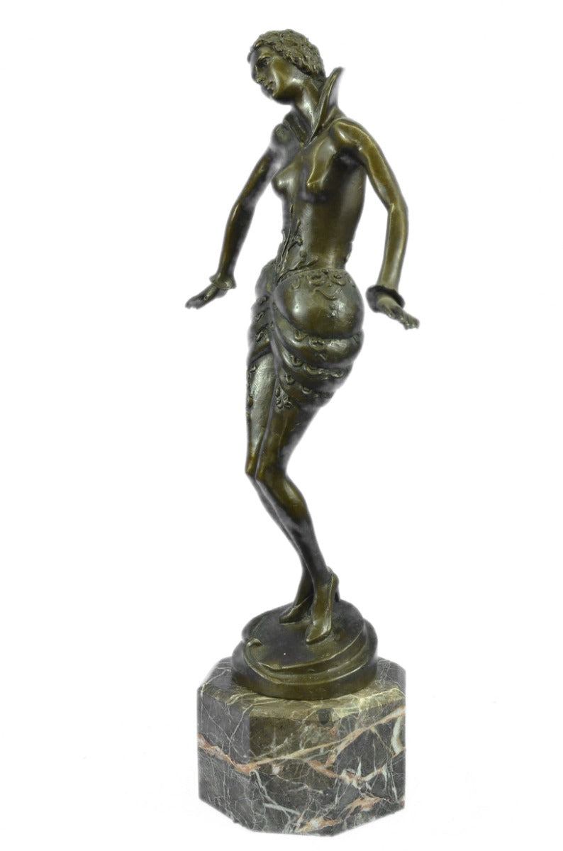 Handcrafted bronze sculpture SALE Art Erotic Signed Girl Nude Seductive Sexy Art