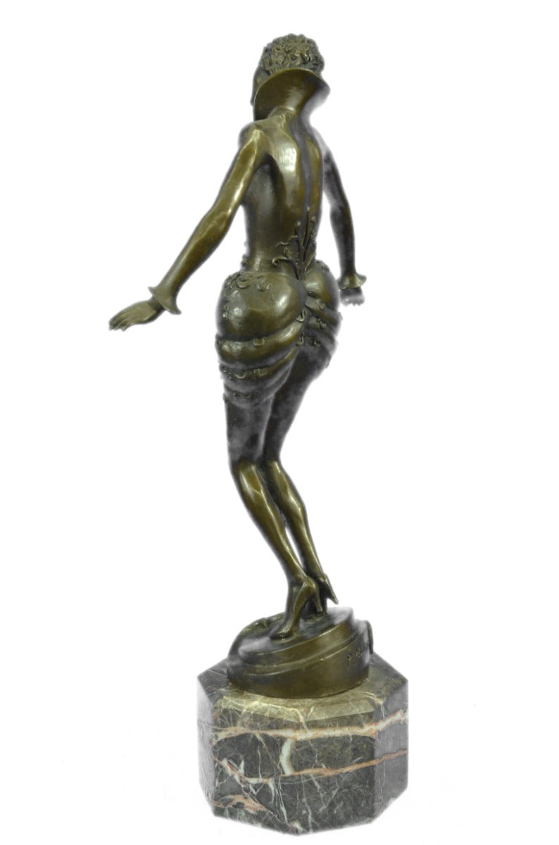 Handcrafted bronze sculpture SALE Art Erotic Signed Girl Nude Seductive Sexy Art