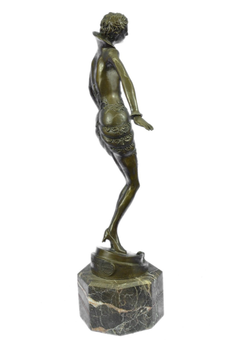 Handcrafted bronze sculpture SALE Art Erotic Signed Girl Nude Seductive Sexy Art