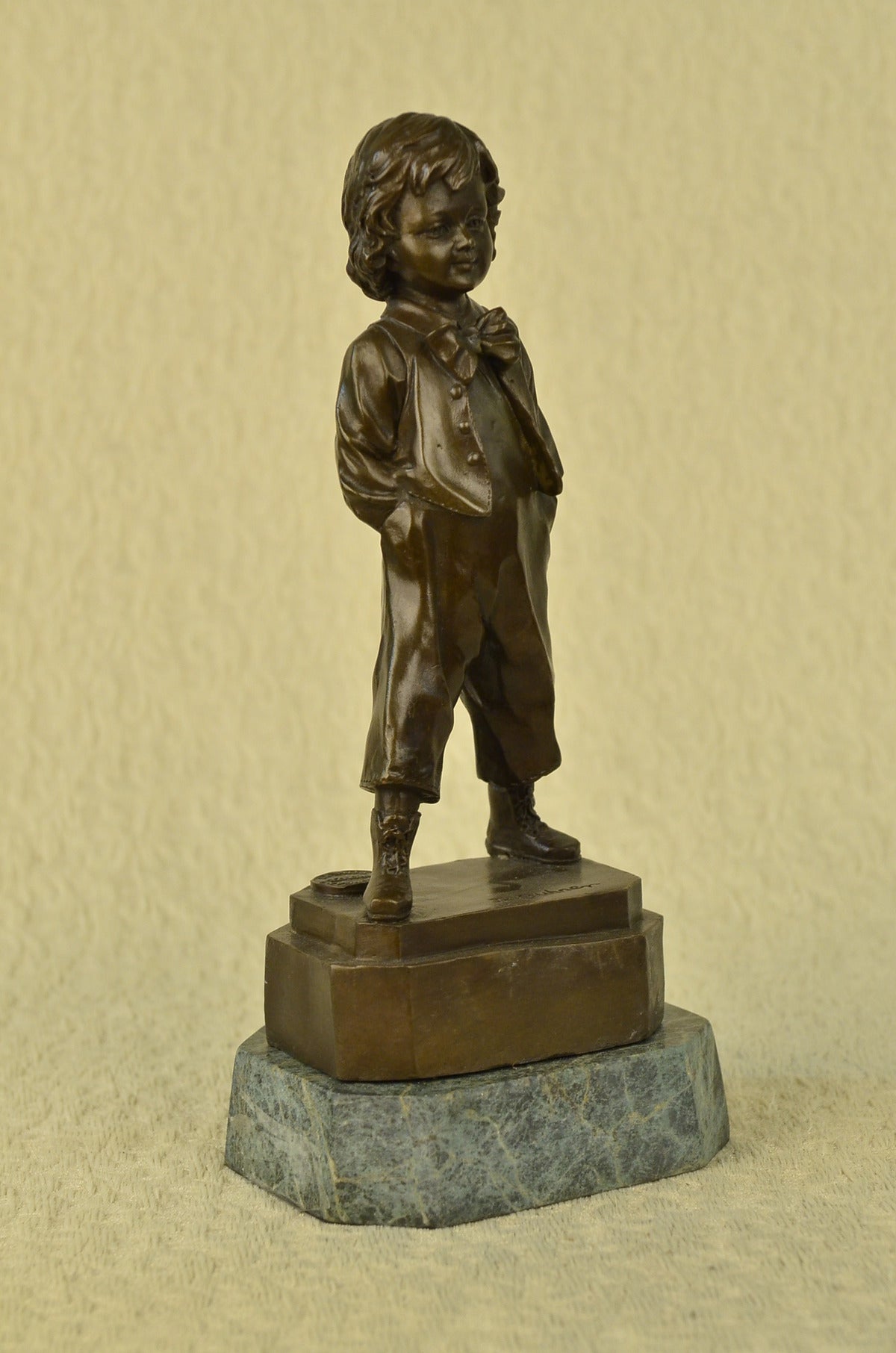 Handcrafted bronze sculpture SALE Young Art Signed Buhner Edition Collector