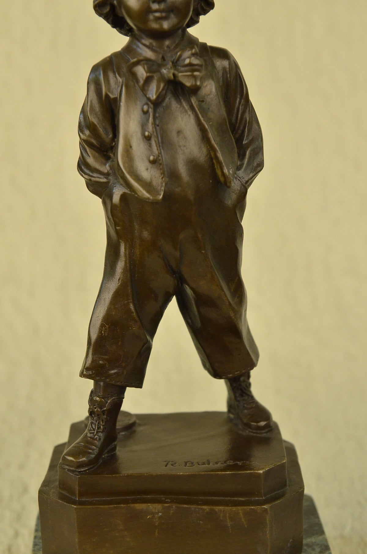 Handcrafted bronze sculpture SALE Young Art Signed Buhner Edition Collector