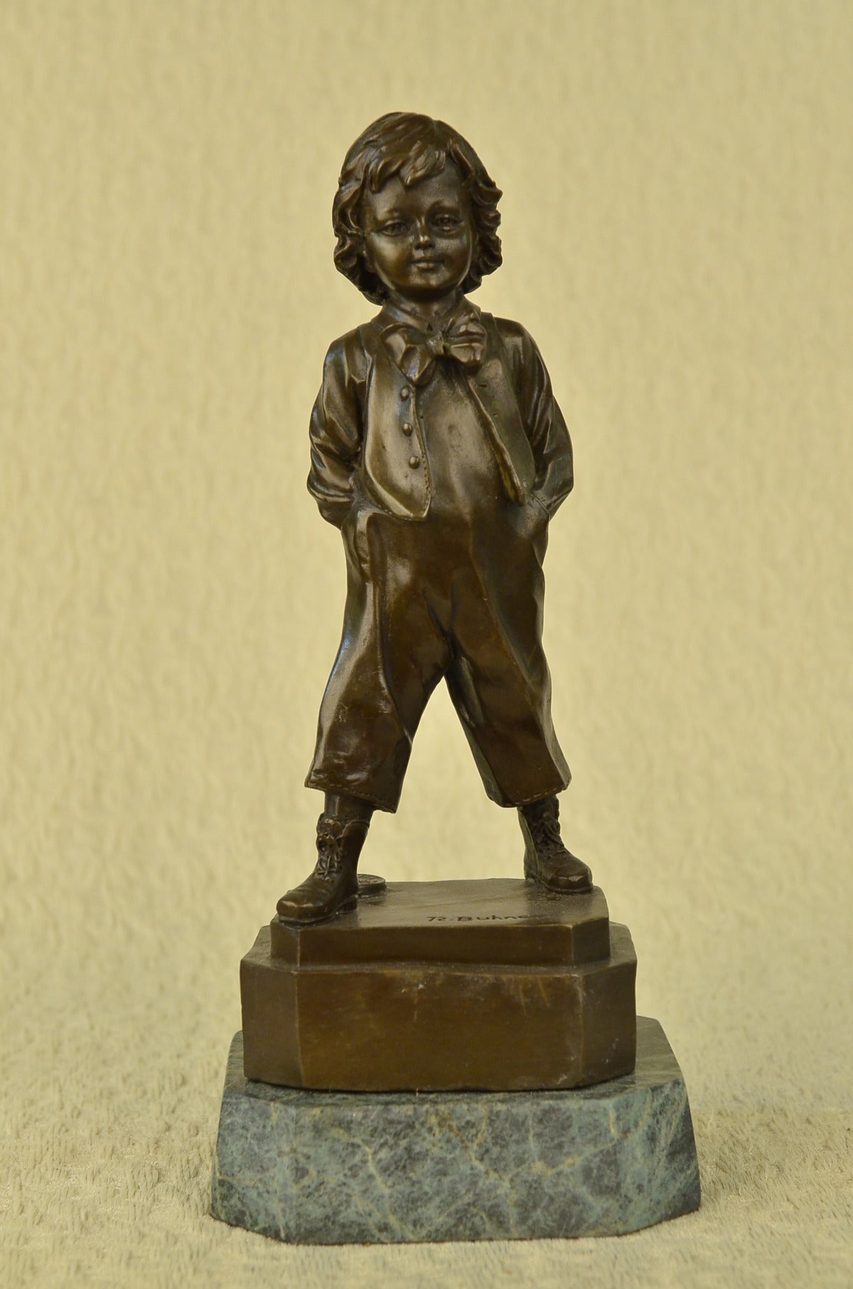 Handcrafted bronze sculpture SALE Young Art Signed Buhner Edition Collector