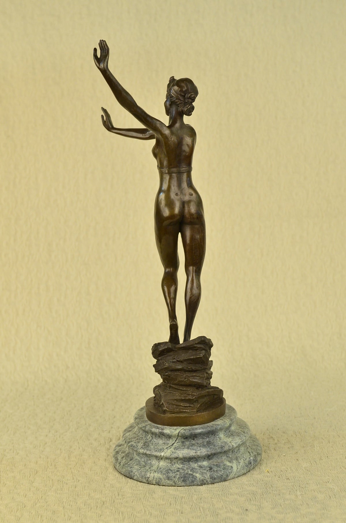 Handcrafted bronze sculpture SALE Original Deco Art Patoue Jean French Signed