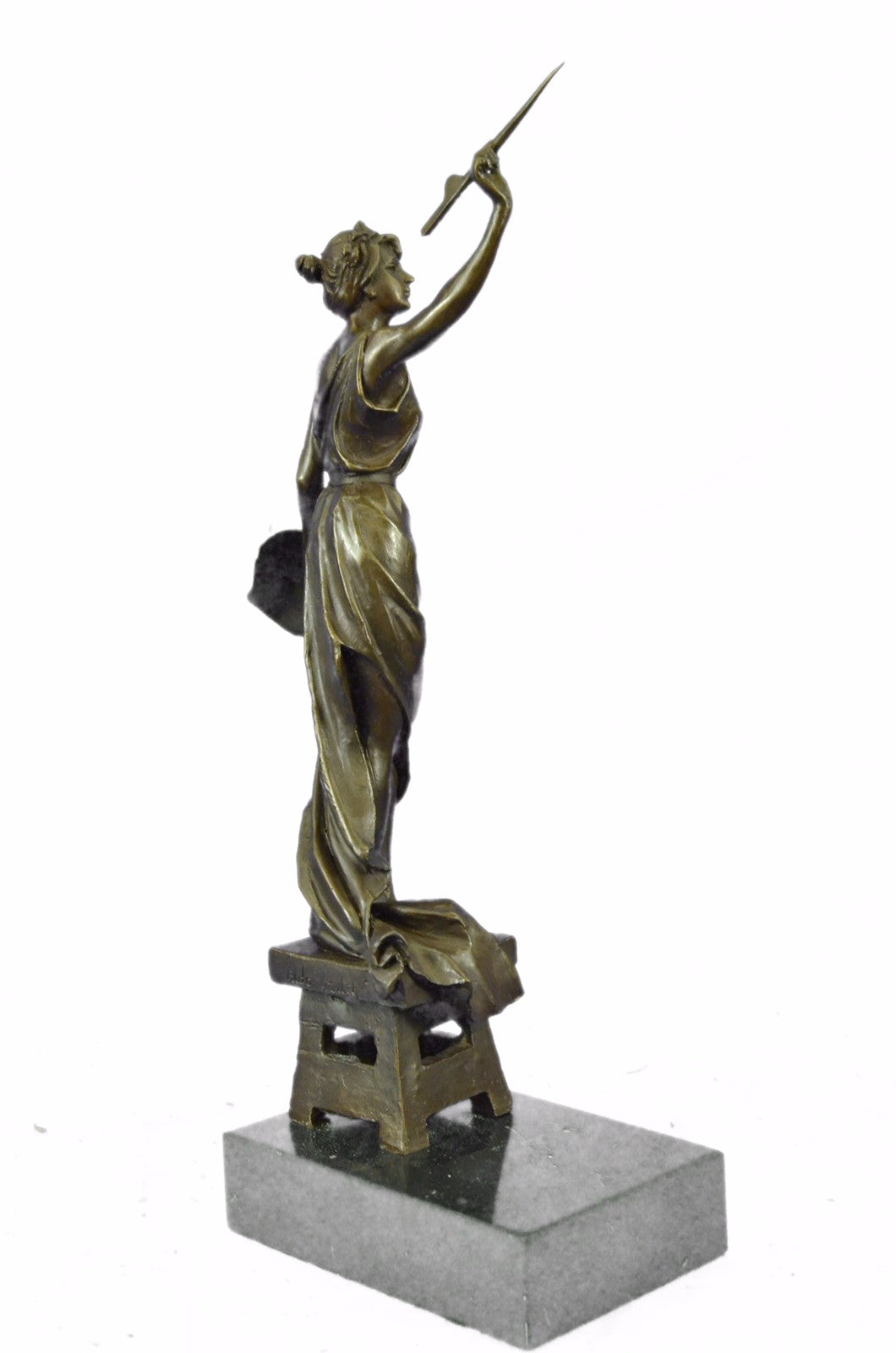 L@@k Art / Modernism Painter Aldo Vitaleh / Painting / Great BIG Bronze Trophy