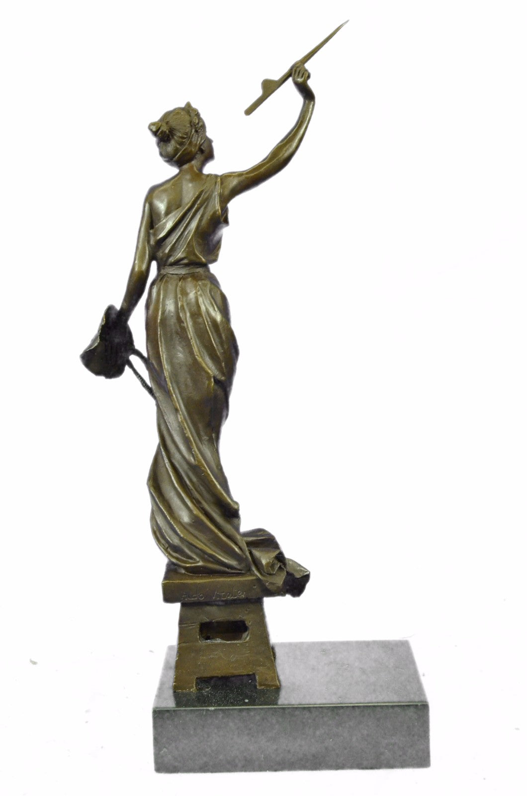 L@@k Art / Modernism Painter Aldo Vitaleh / Painting / Great BIG Bronze Trophy