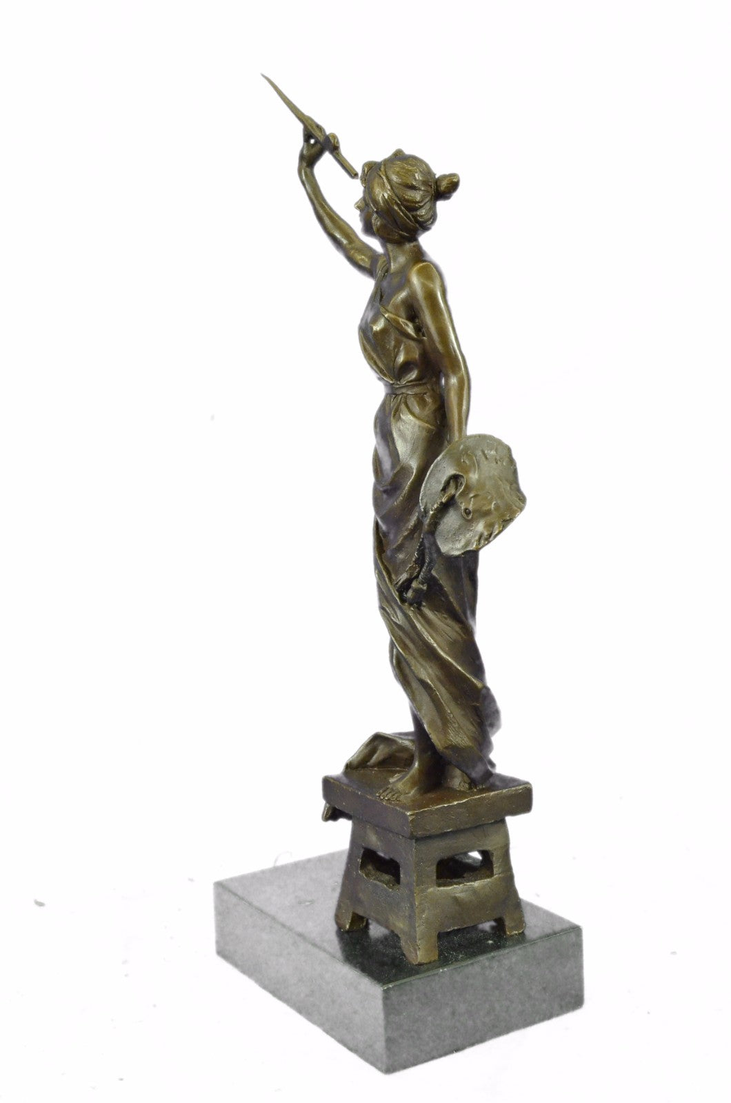 L@@k Art / Modernism Painter Aldo Vitaleh / Painting / Great BIG Bronze Trophy