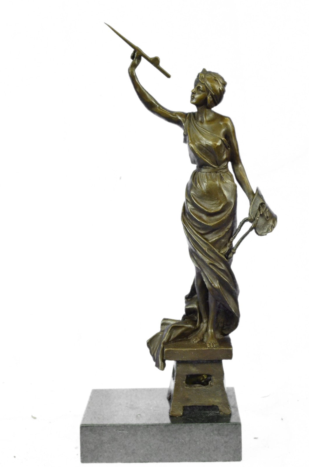 L@@k Art / Modernism Painter Aldo Vitaleh / Painting / Great BIG Bronze Trophy