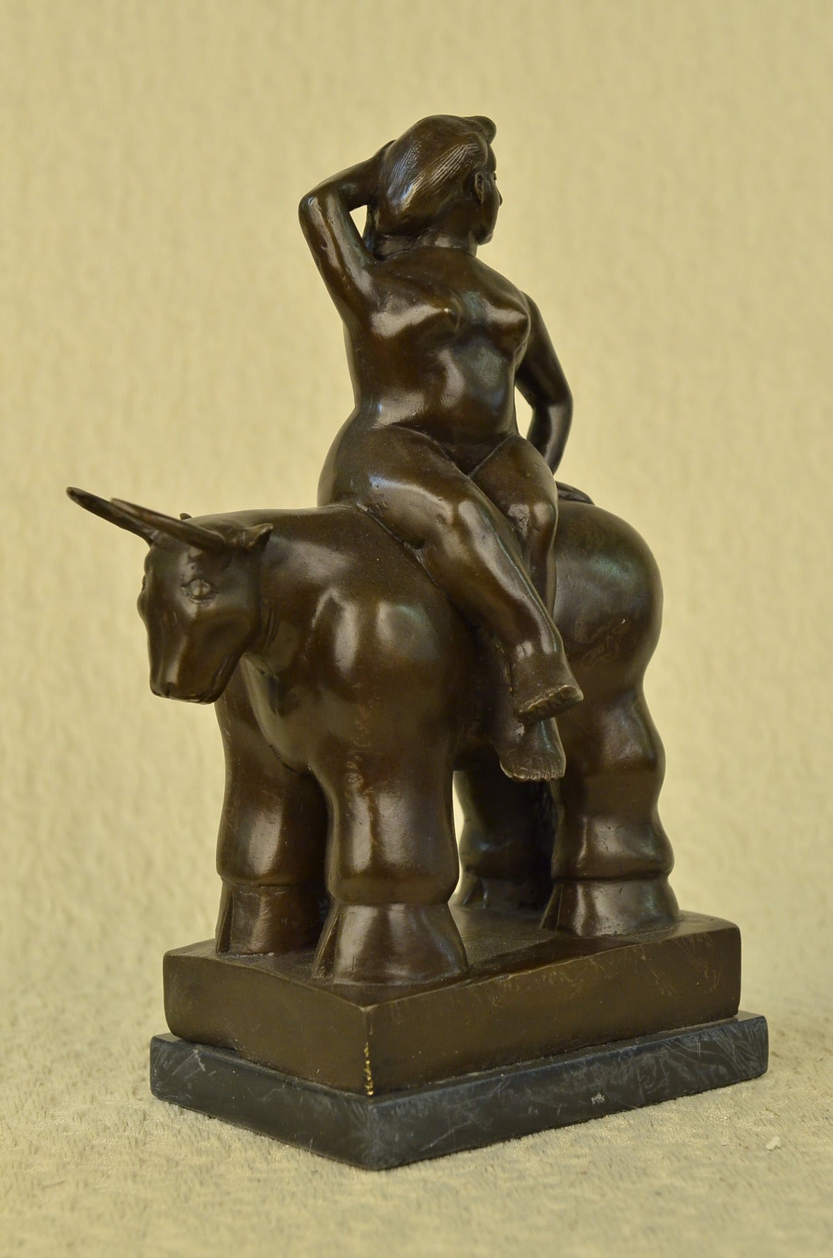 Handcrafted bronze sculpture SALE Gir Nude Century Mid Abstract Botero Fernando