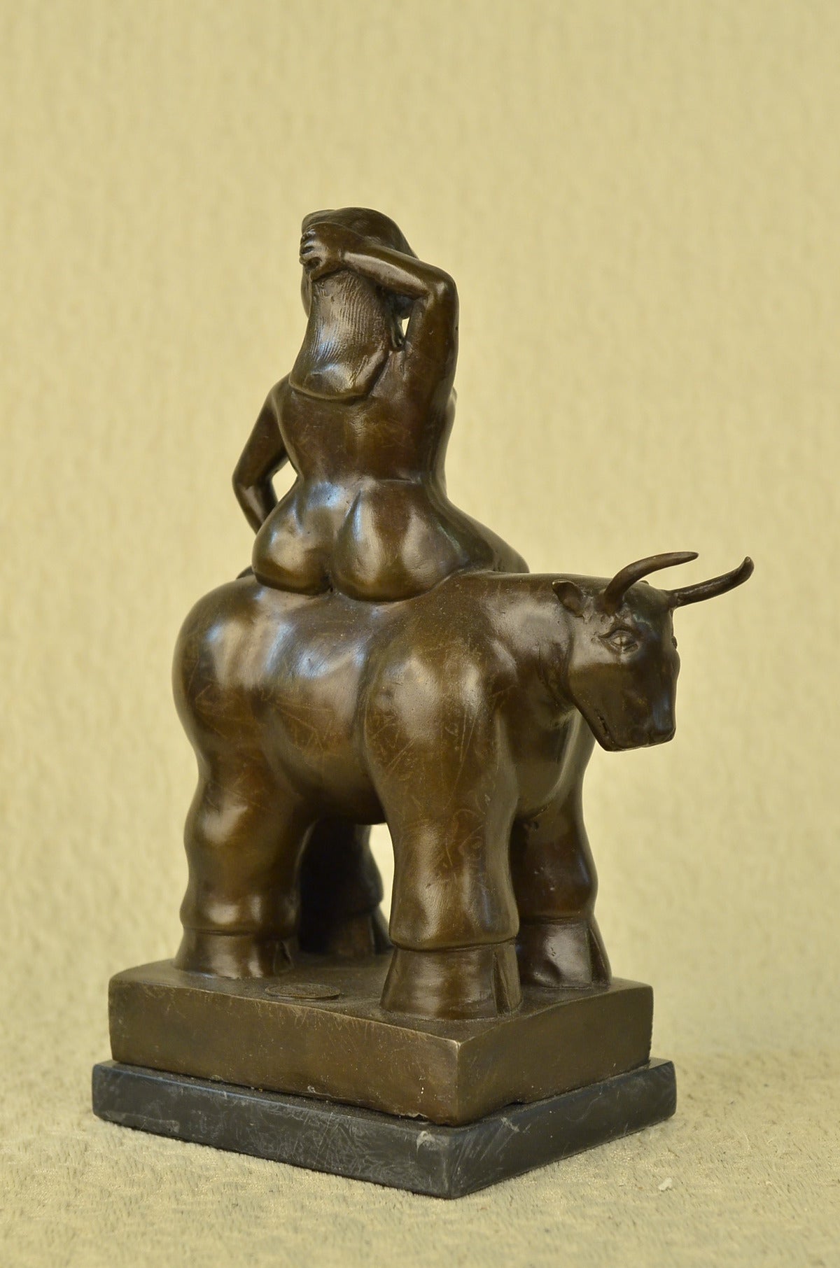 Handcrafted bronze sculpture SALE Gir Nude Century Mid Abstract Botero Fernando