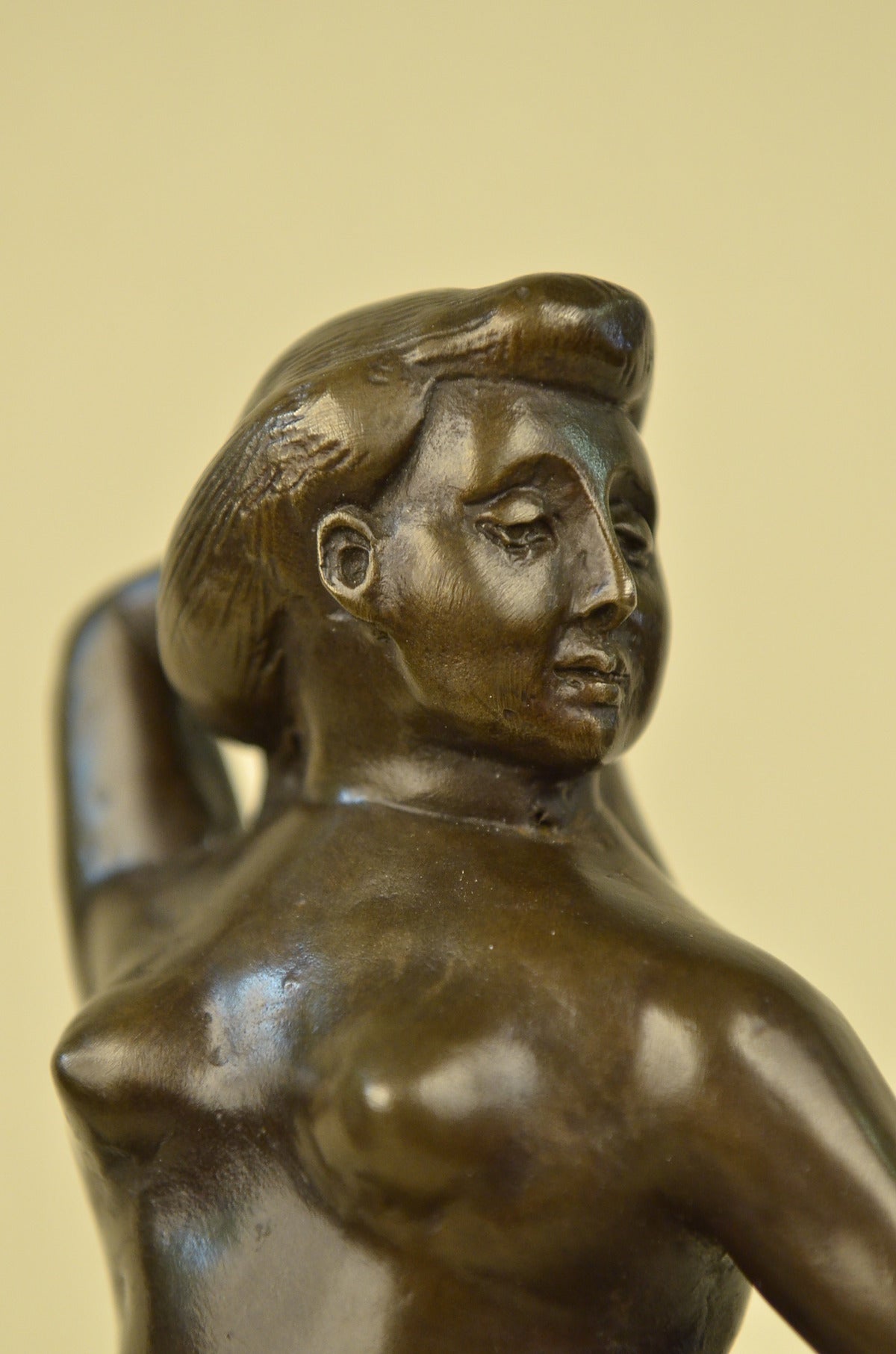 Handcrafted bronze sculpture SALE Gir Nude Century Mid Abstract Botero Fernando