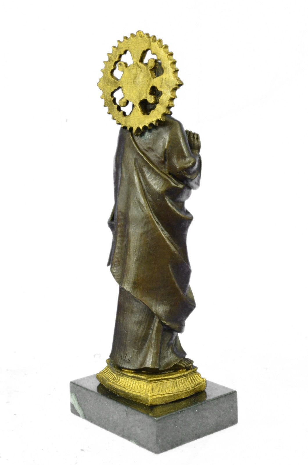 Bronze Sculpture Hand Made Jesus Museum Quality Classic Religious Statue Deal