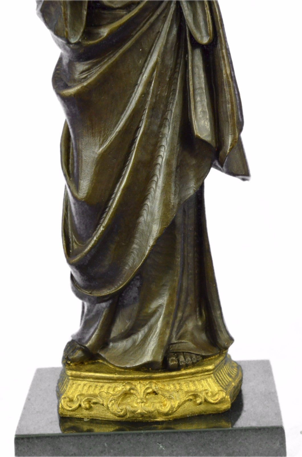 Bronze Sculpture Hand Made Jesus Museum Quality Classic Religious Statue Deal