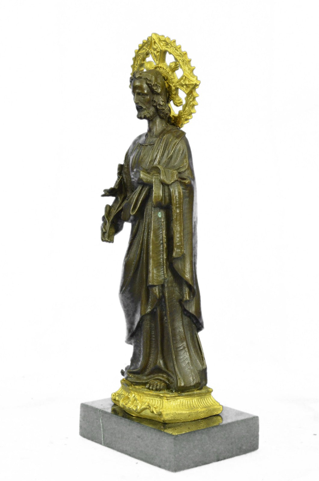 Joseph Jesus god Father Handcrafted Bronze Sculpture Statue Figurine Figure Gift
