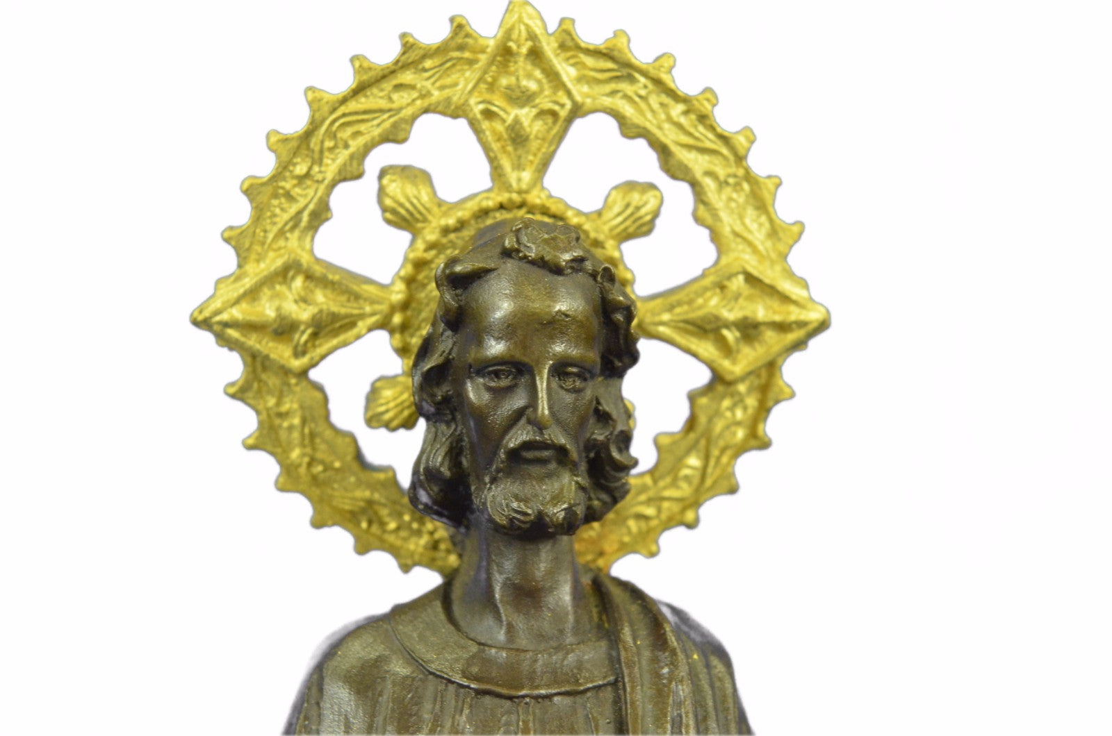 Joseph Jesus god Father Handcrafted Bronze Sculpture Statue Figurine Figure Gift