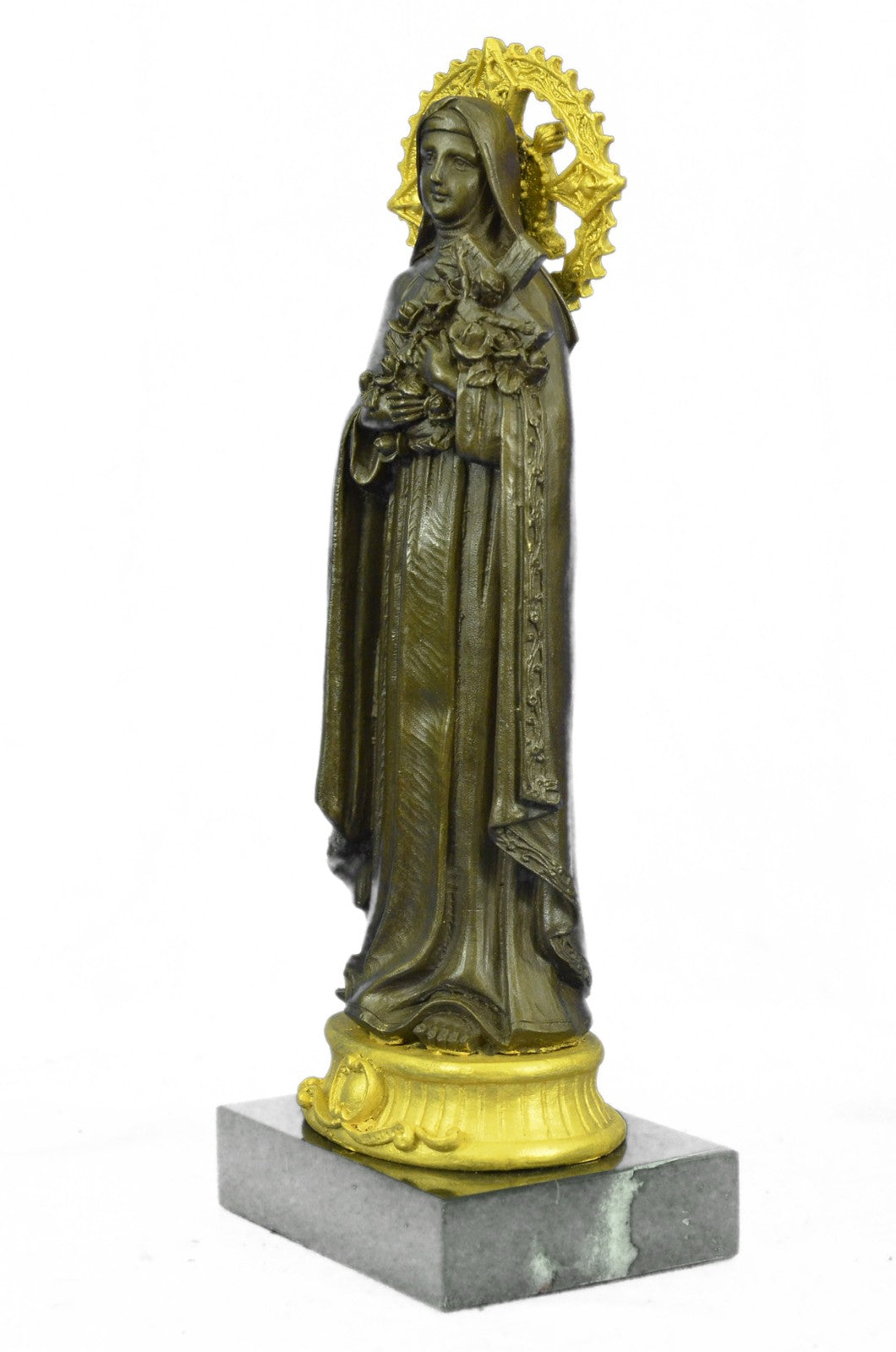 Buy Saint Therese of Lisieux Bronze Statue – Carmelite Nun Figurine
