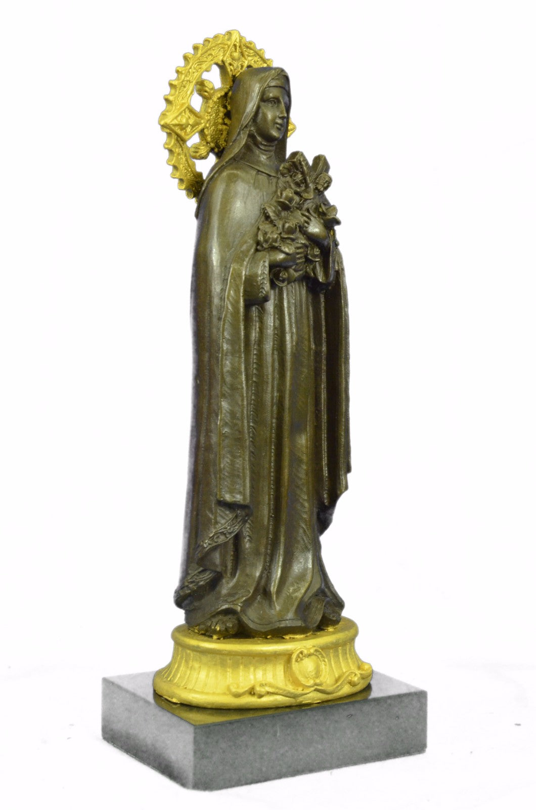 Buy Saint Therese of Lisieux Bronze Statue – Carmelite Nun Figurine