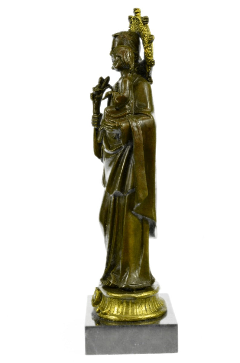 Religious Saint Joseph Jesus Father & Child BIG Beautiful Ornate Bronze Hotcast