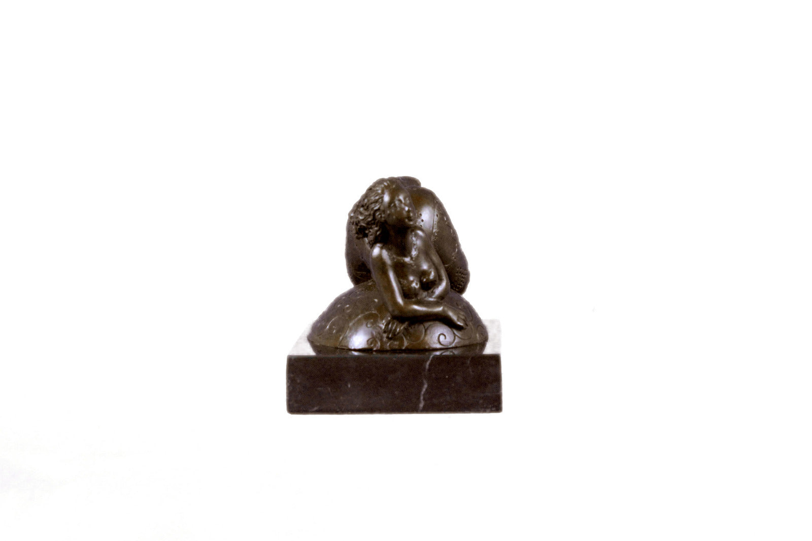 Signed Original a Tribute to Botero Female Bronze Sculpture Statue Figurine