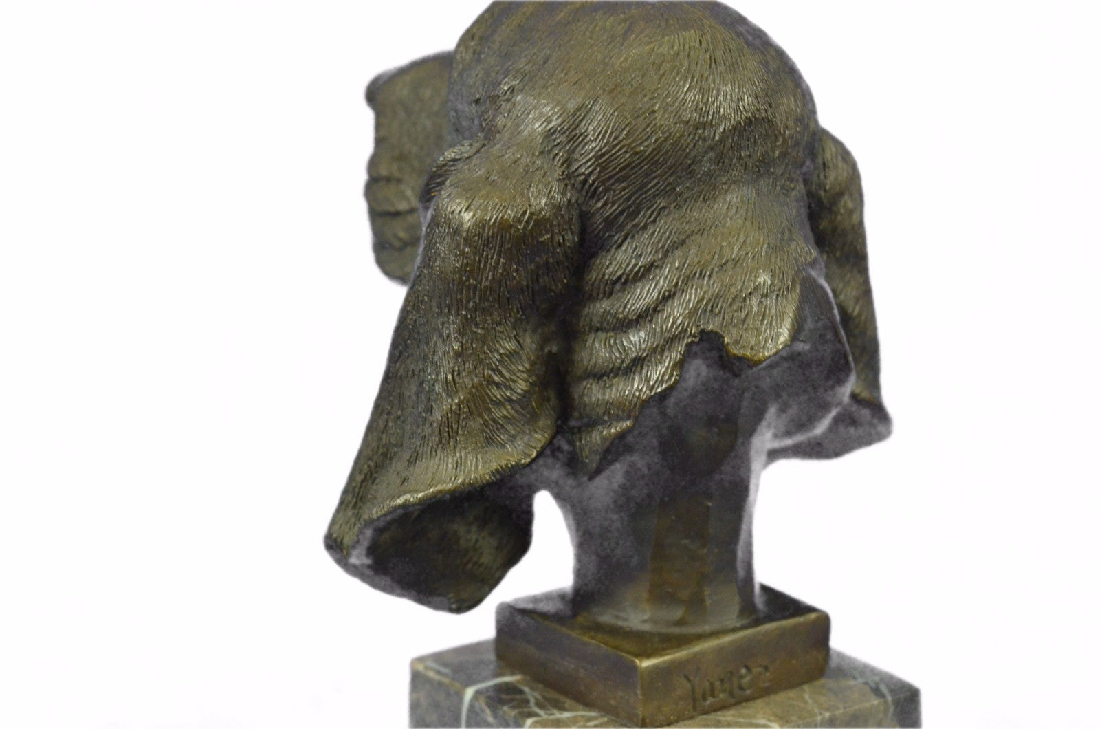 Handcrafted bronze sculpture SALE Mar Breeder Dog Scent Hound Basset Puppy