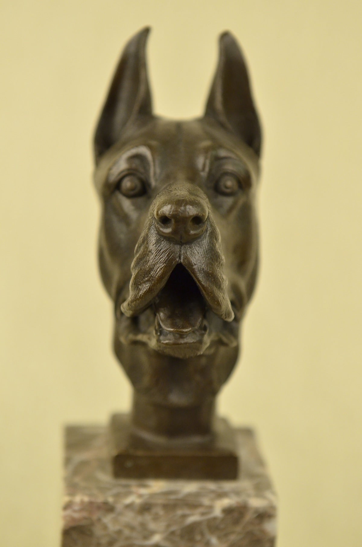 Handcrafted bronze sculpture SALE Deco Art Lover Dog Dane Great