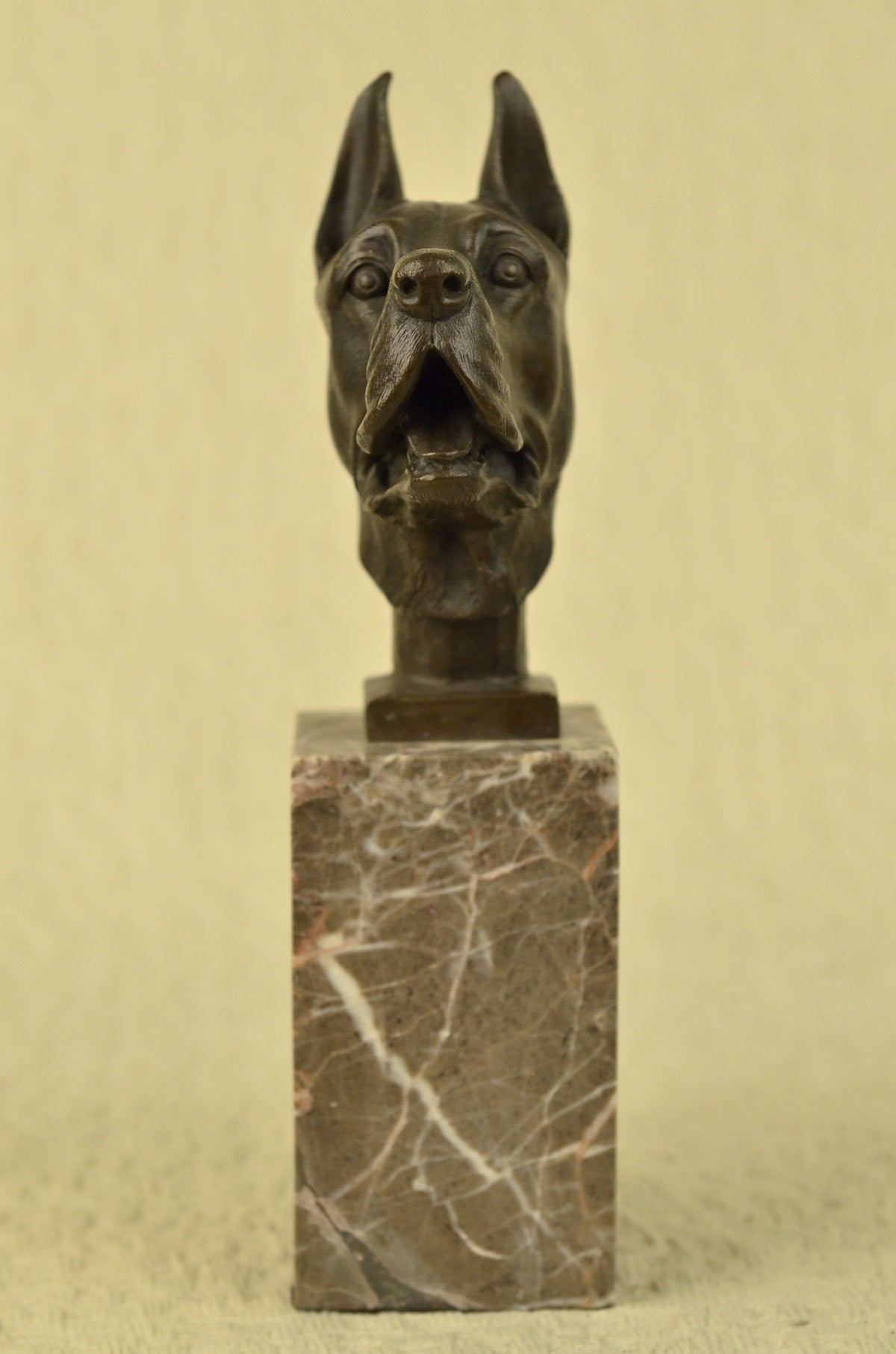 Handcrafted bronze sculpture SALE Deco Art Lover Dog Dane Great