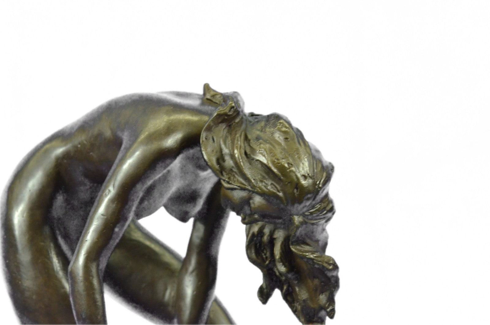 Bronze Sculpture Hand Made Nude Woman by Jean Patoue Classic Artwork