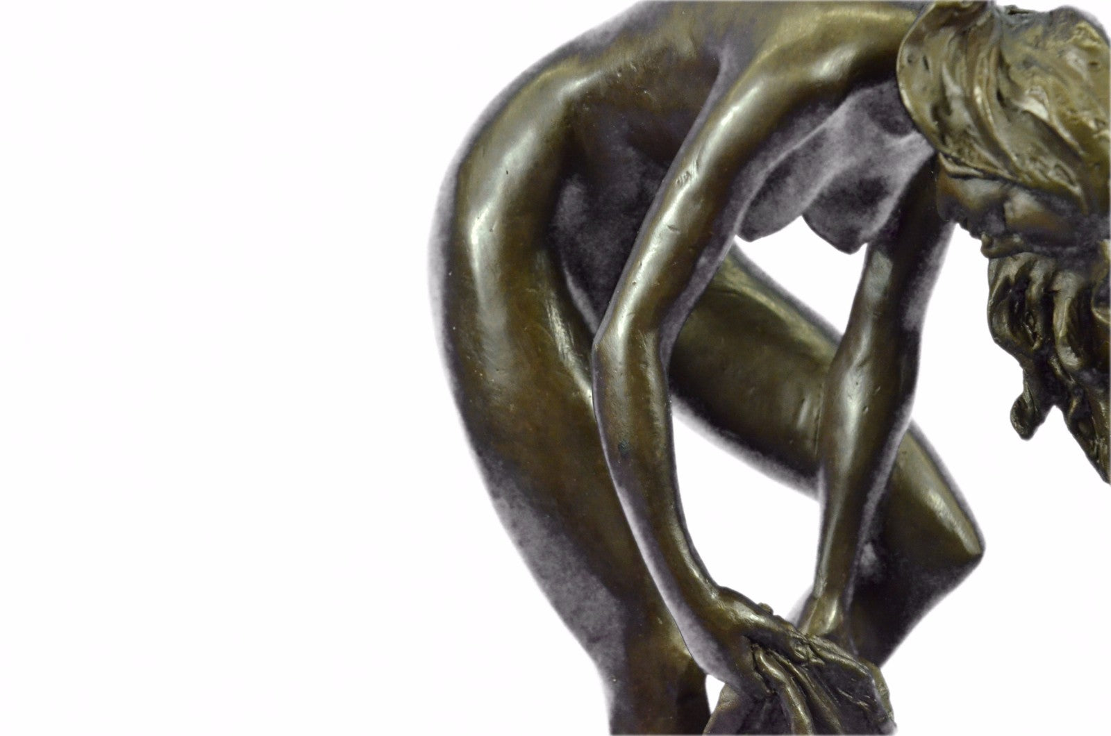 Bronze Sculpture Hand Made Nude Woman by Jean Patoue Classic Artwork