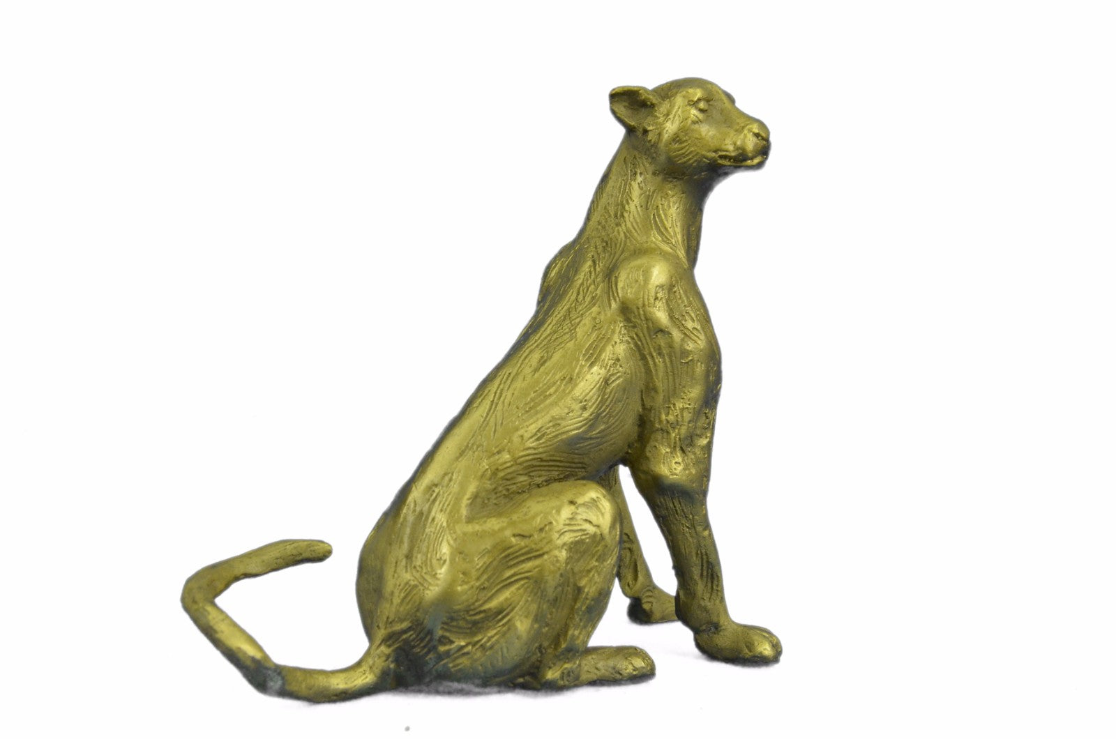Handcrafted Collectible Cougar Puma Animal Museum Quality Artwork Bronze Statue
