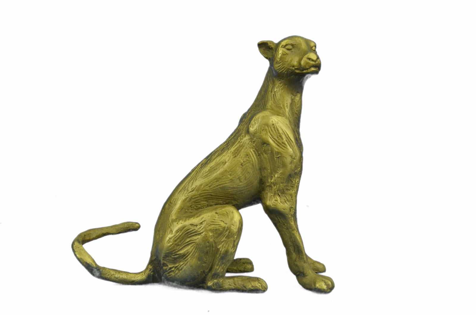 Handcrafted Collectible Cougar Puma Animal Museum Quality Artwork Bronze Statue