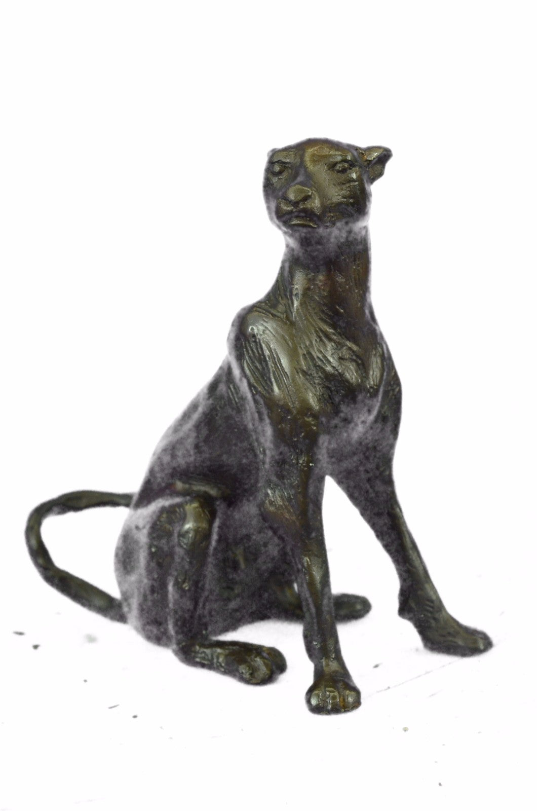 Jaguar Cougar Pair Big Cat Lover Bookend Bronze Statue Sculpture Art Gift Decor