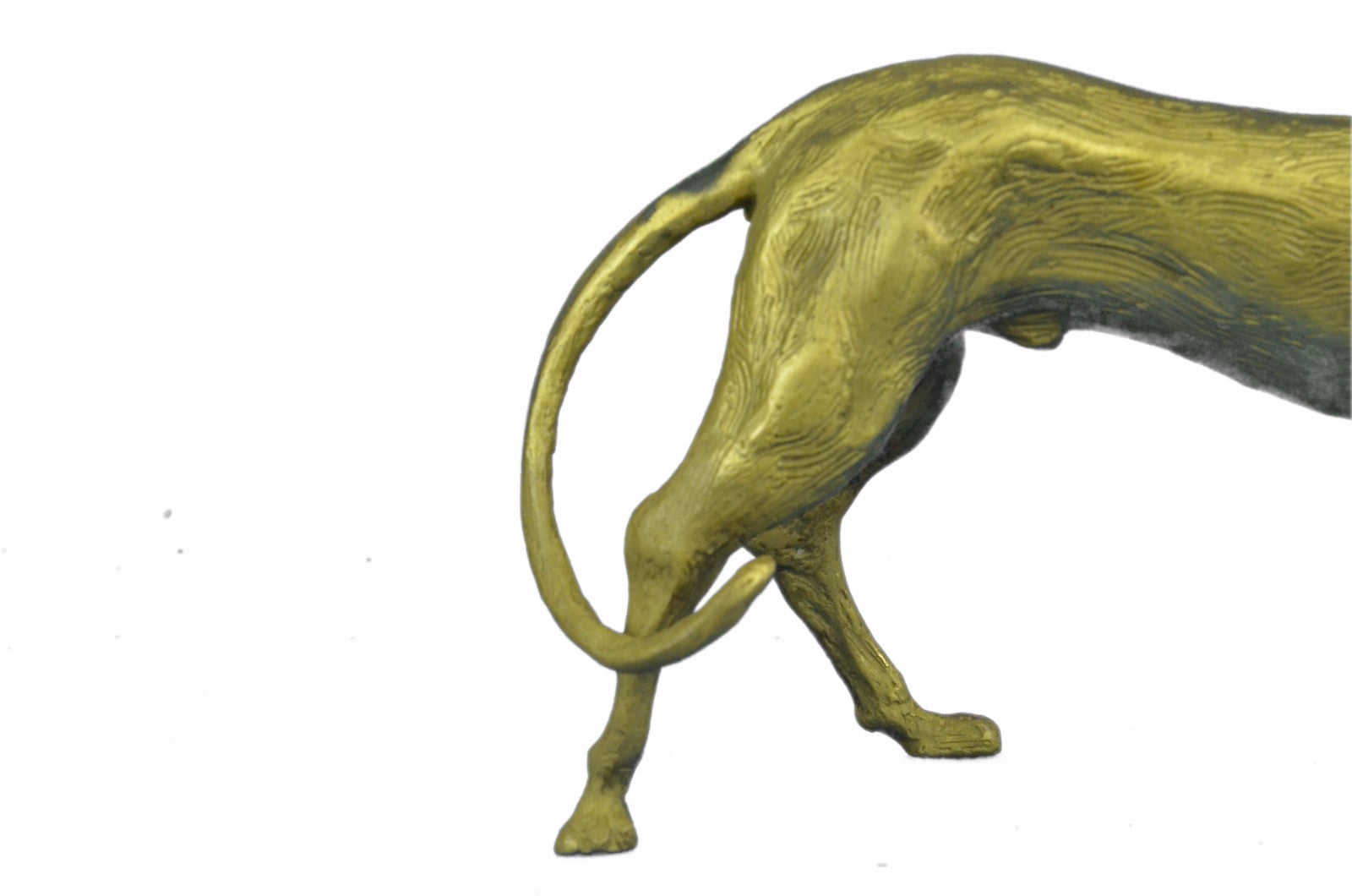Collectible Statue bronze sculpture Animal LARGE SLEEK COUGAR LUCKY DECO FIGURE