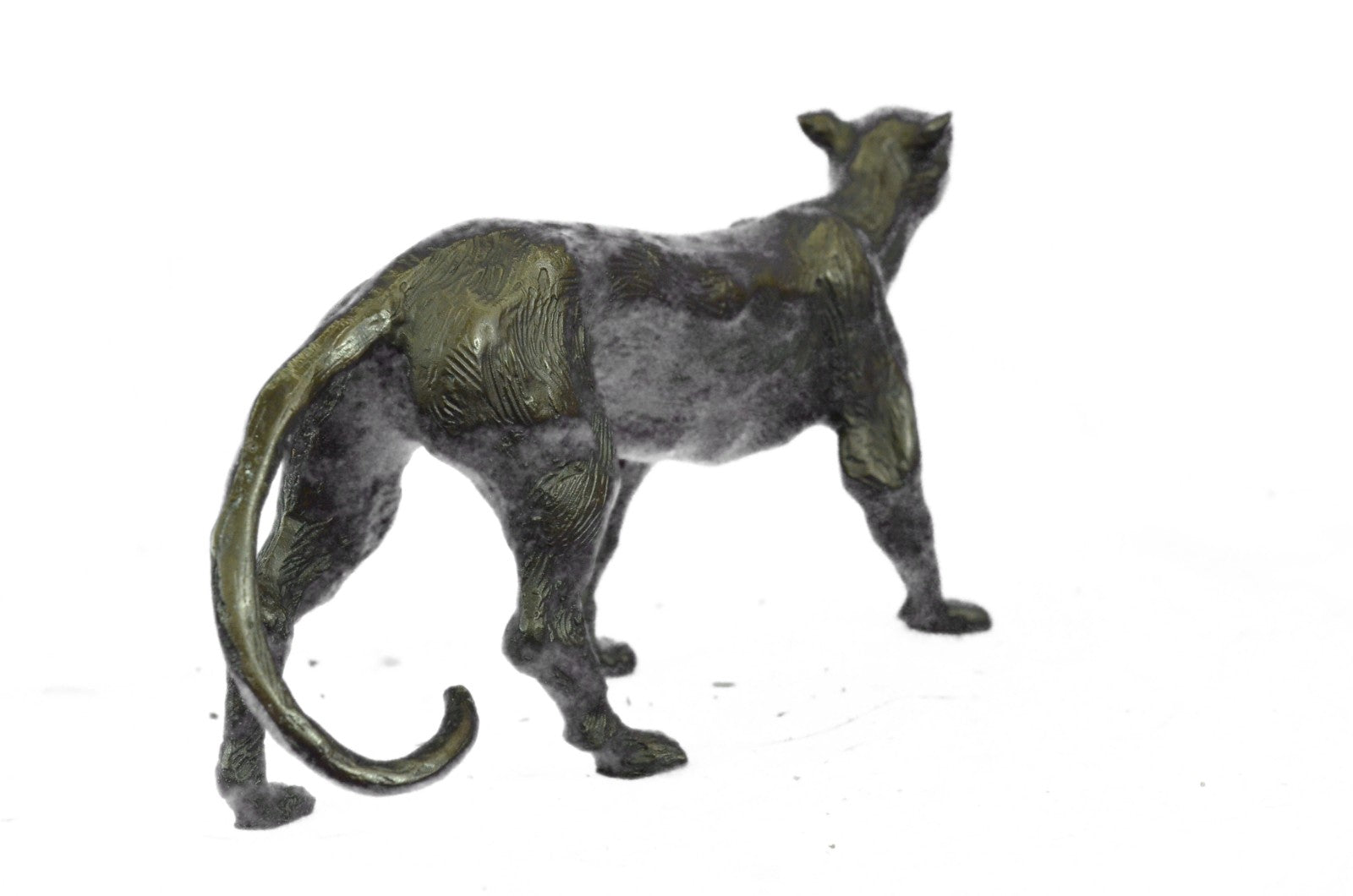 Jaguar Panther Leopard Cougar Big Cat Collector Artwork Bronze Statue Art Deco