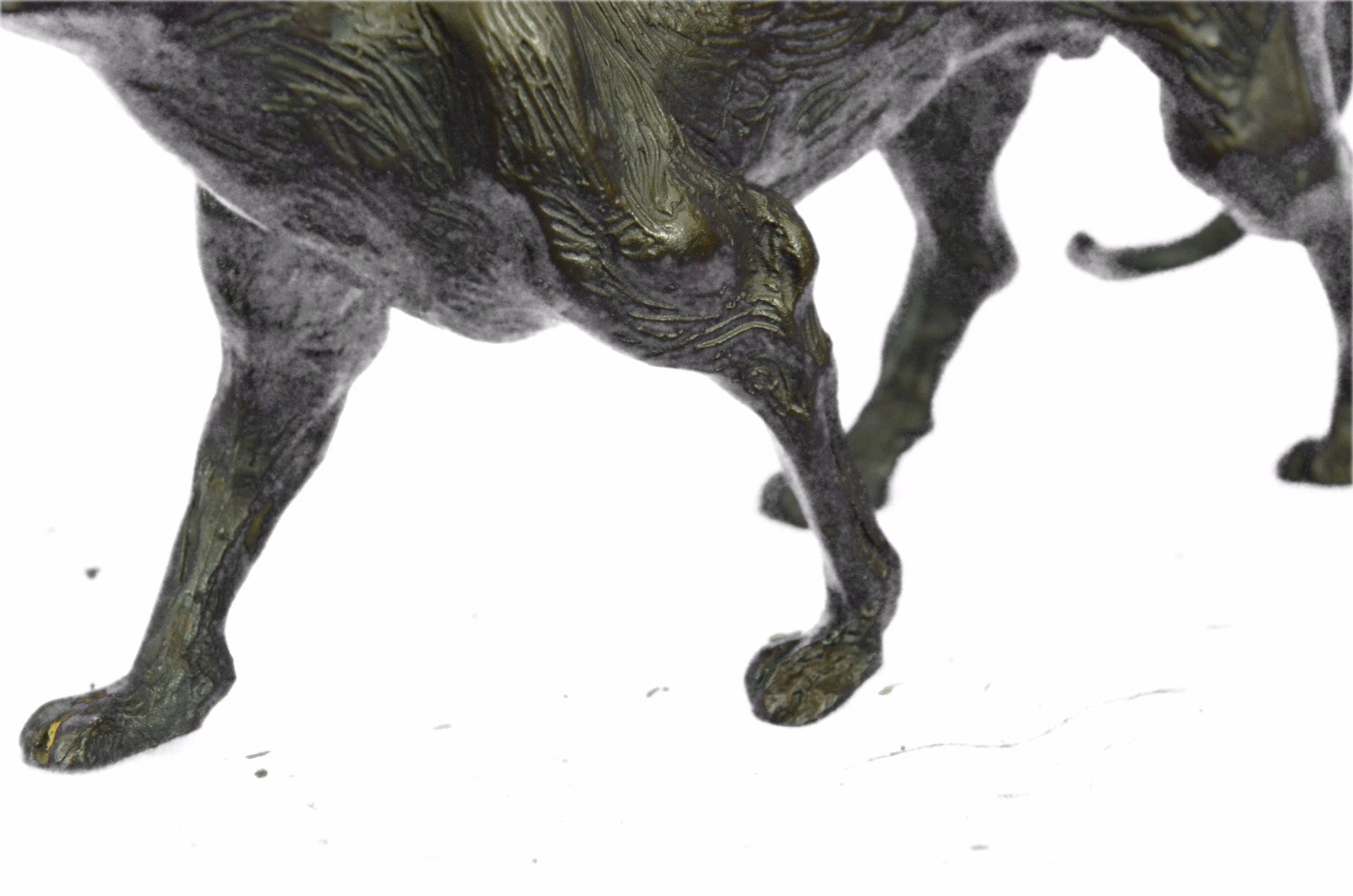 Jaguar Panther Leopard Cougar Big Cat Collector Artwork Bronze Statue Art Deco