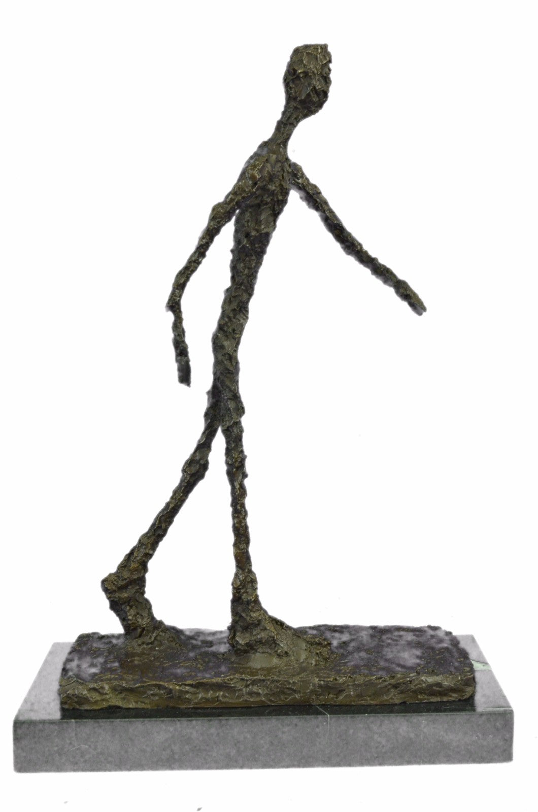 Buy Large Bronze Running Man Statue – Giacometti Masterpiece HotCast Sculpture 39 cm