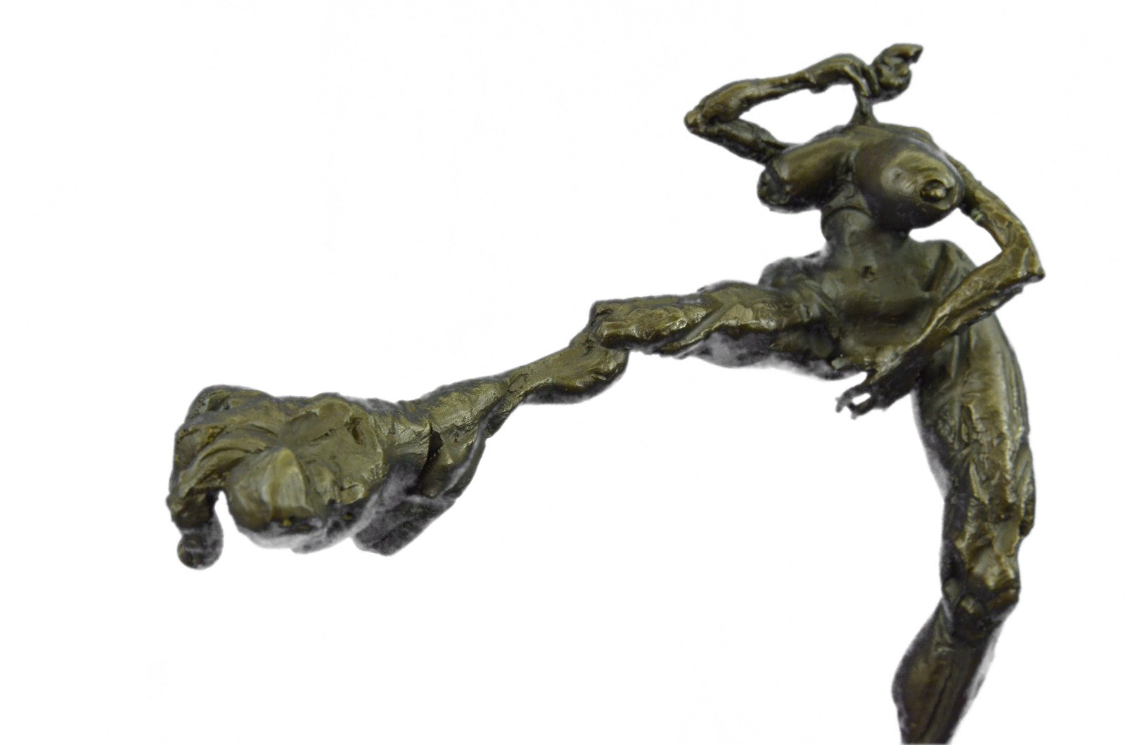 LTD Edition Hot Cast Signed Original Cook Entitled Big Foot Bronze Sculpture Fig