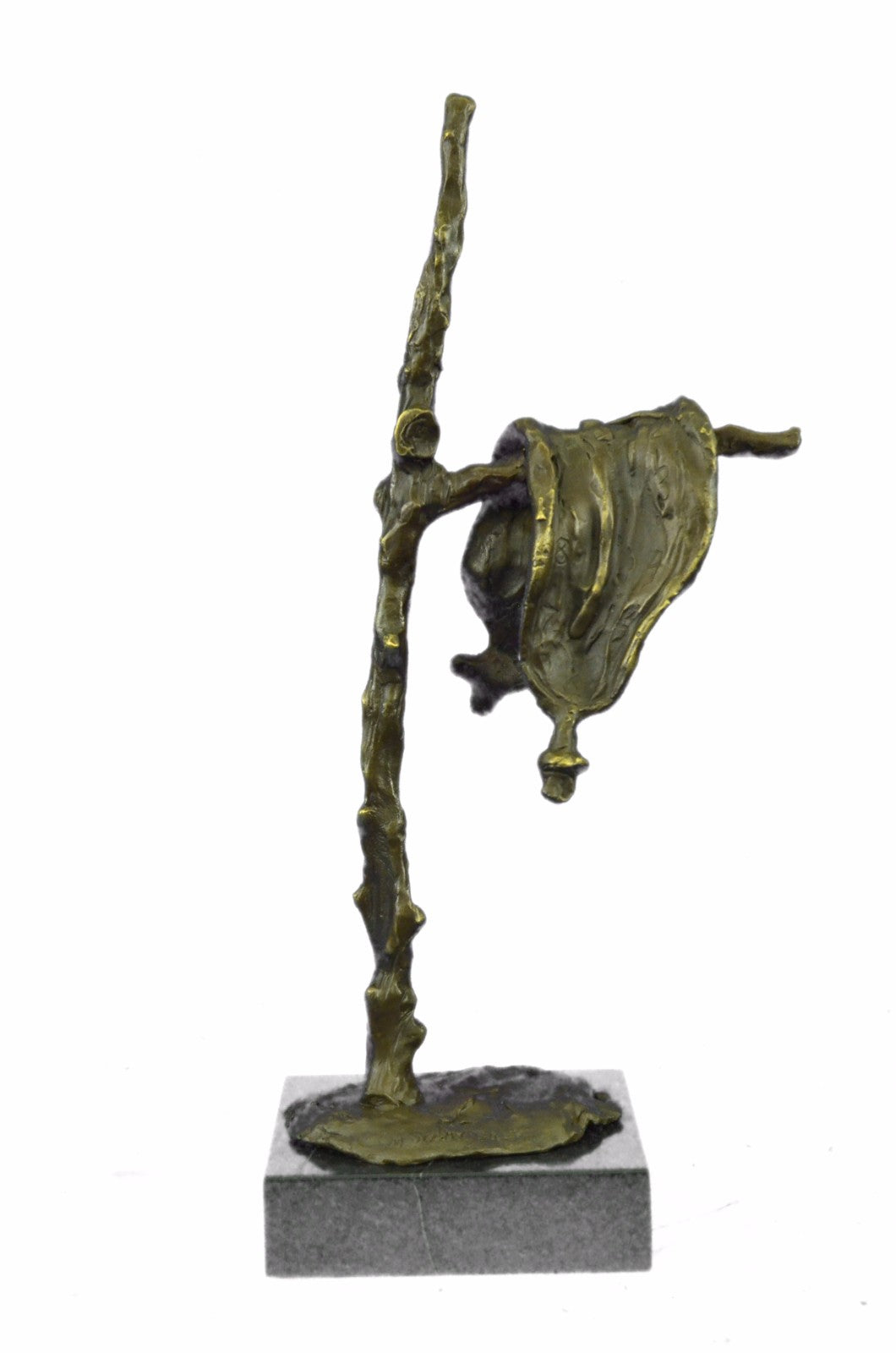 Salvador Dali Handcrafted Abstract Modern Art Deco Meting Time Bronze Figurine