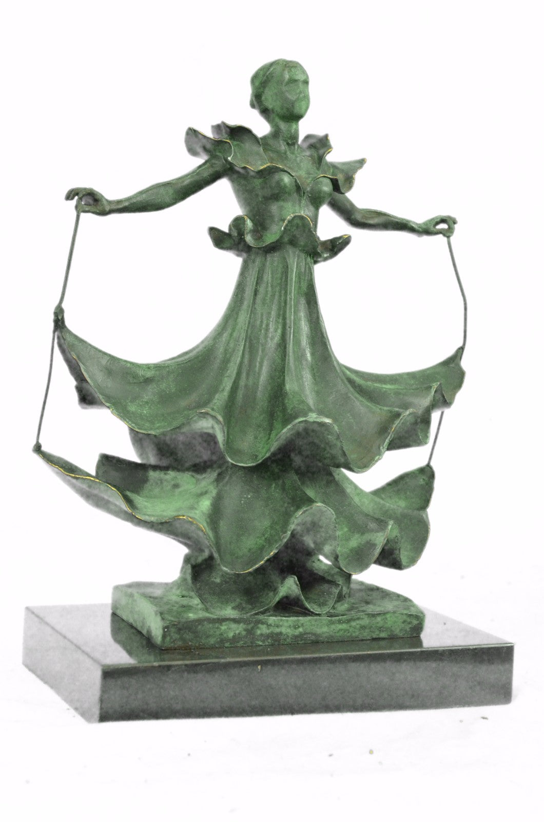 Salvador Dali Dalinian Girl Handcrafted by Lost wax Method Bronze Sculpture Ho