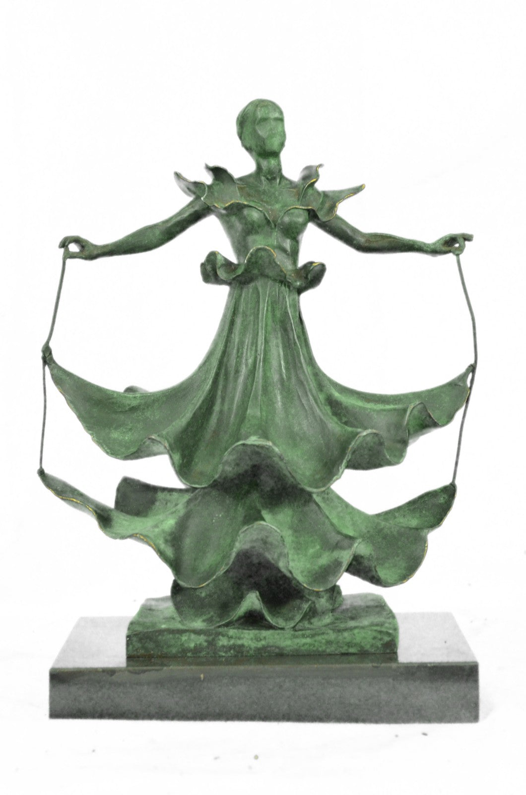 Salvador Dali  Dalinian Girl  Handcrafted by Lost wax Method Bronze Sculpture Ho