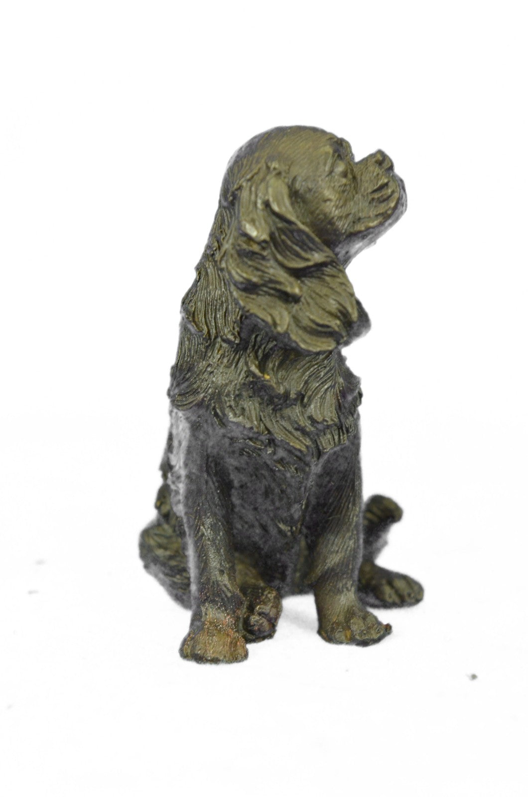 Handmade European Bronze Sculpture Vienna Miniature Cocker Spaniel Dog Animal