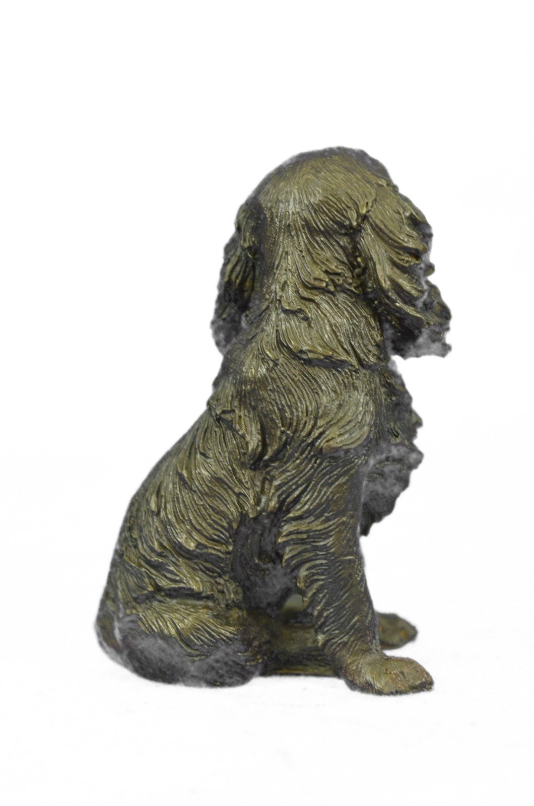 Handmade European Bronze Sculpture Vienna Miniature Cocker Spaniel Dog Animal