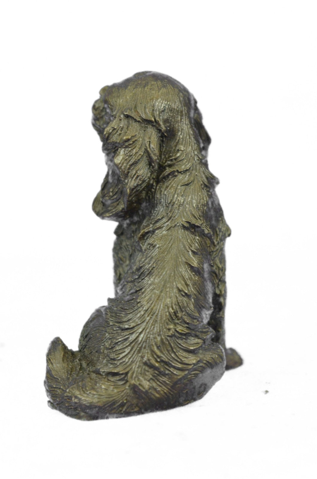 Handmade European Bronze Sculpture Vienna Miniature Cocker Spaniel Dog Animal