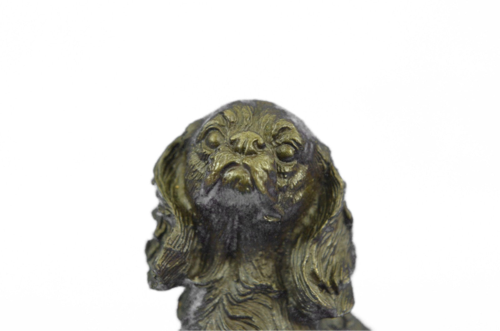 Handmade European Bronze Sculpture Vienna Miniature Cocker Spaniel Dog Animal
