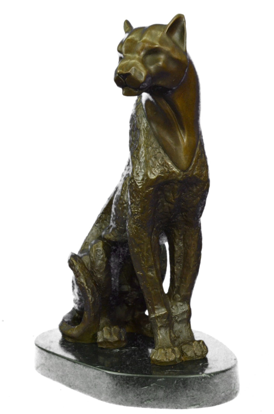 Signed Original Williams Cougar Puma Made by Lost Wax Method Bronze Statue