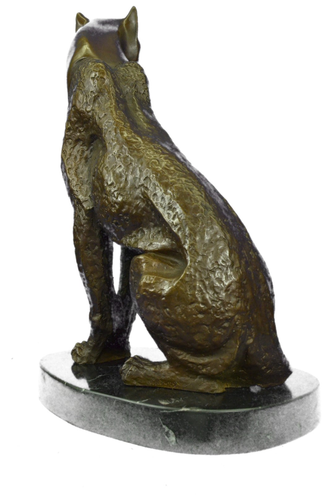 Signed Original Williams Cougar Puma Made by Lost Wax Method Bronze Statue