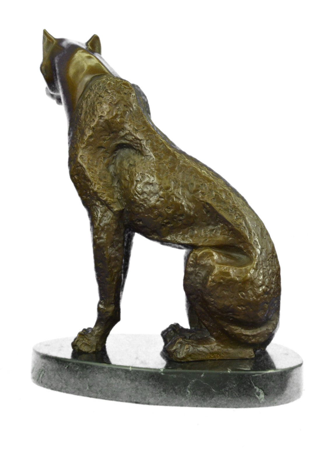 Signed Original Williams Cougar Puma Made by Lost Wax Method Bronze Statue