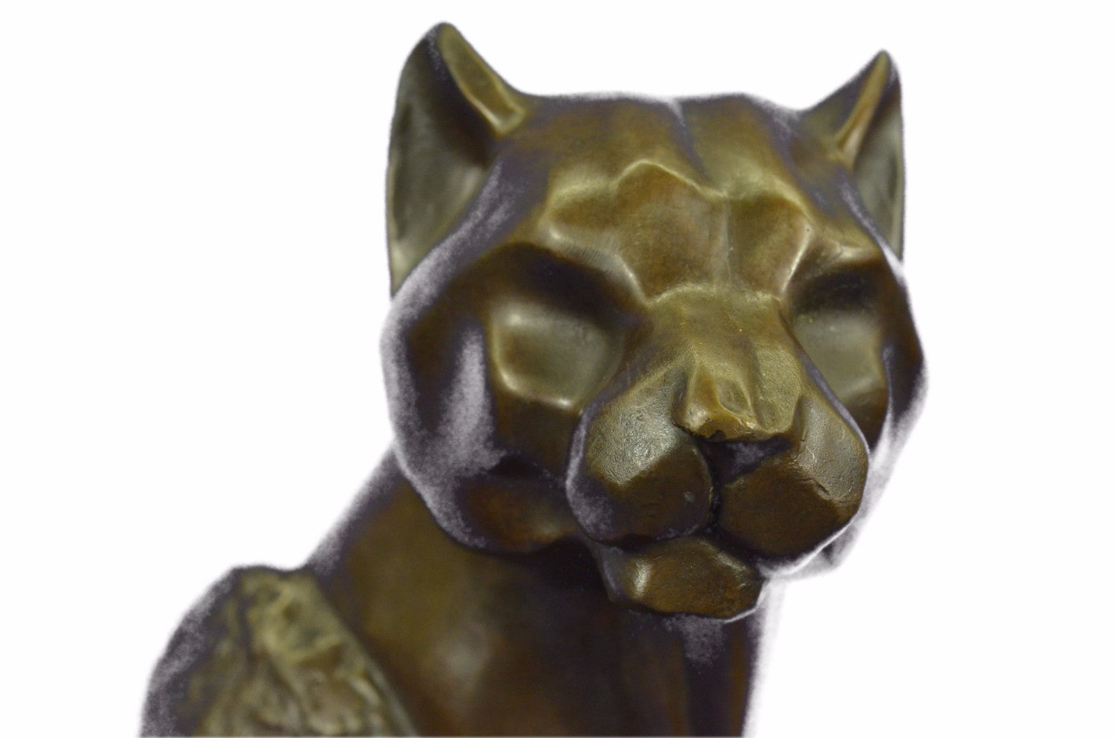 Signed Original Williams Cougar Puma Made by Lost Wax Method Bronze Statue